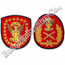 Bullion Blazer Hands Embroidery Badges